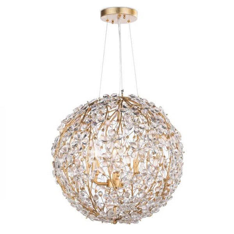 Cherish 6 Lights Spherical Chandelier 20"D