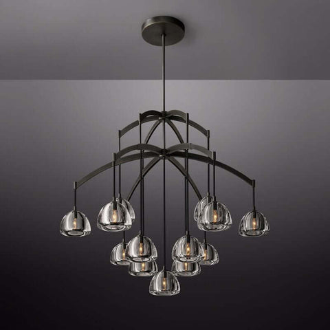 Dimple Round Chandelier 48"