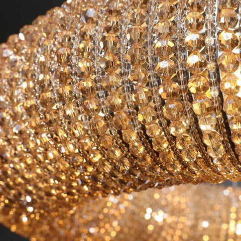 Halo Crystal Round LED Chandelier 32''