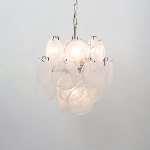 Lunaria Disc Murano Chandelier