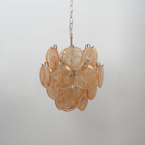 Lunaria Disc Murano Chandelier
