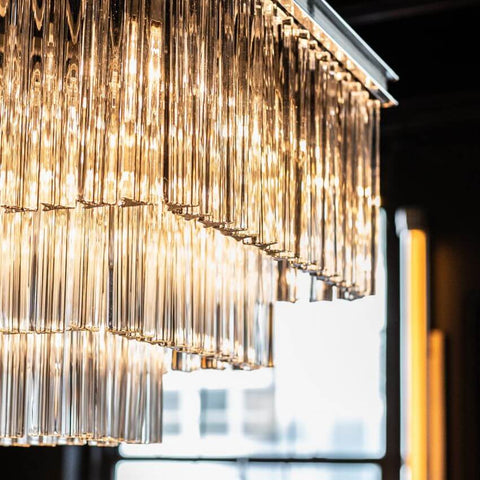 Chelo 7-Tier Square Chandelier