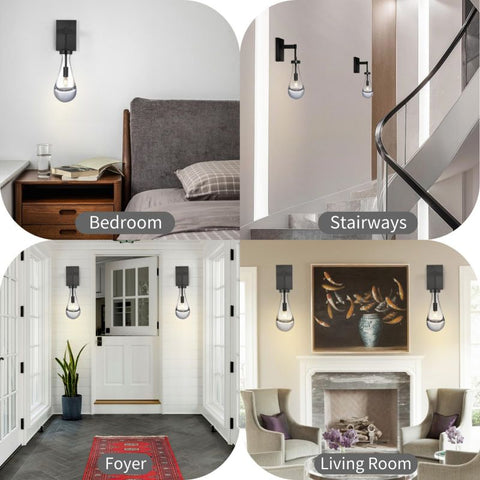 Raindrop Sconce Rod & Cord