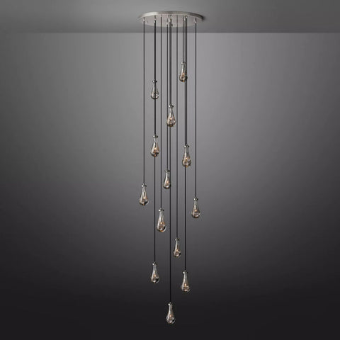 Raindrop Round Chandelier 60''