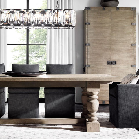Harley Crystal Rectangular Chandelier 61''