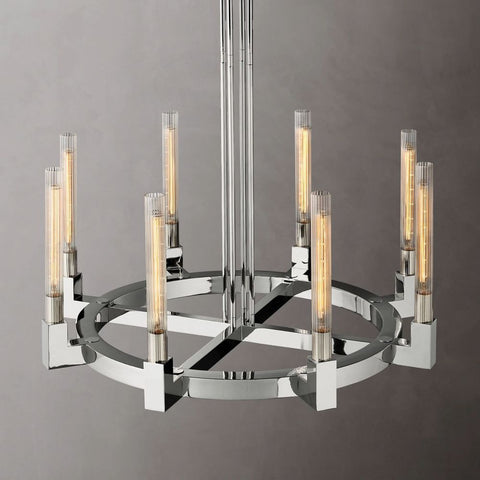 Cannel Round Chandelier 36''