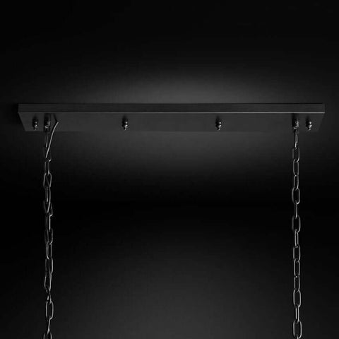Ryan Rectangle Triangular Crystal Chandelier 49"W