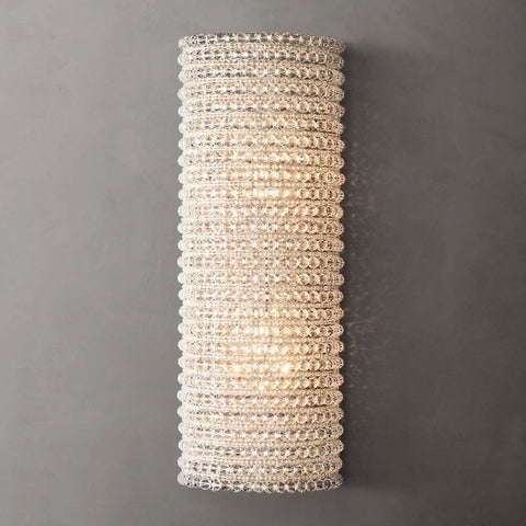 Halo Crystal Sconce 21"H