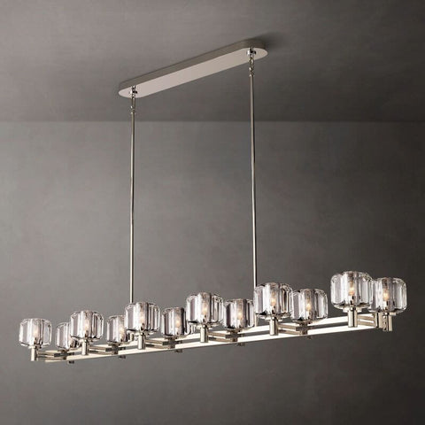 Sebendek Double Linear Chandelier 72''