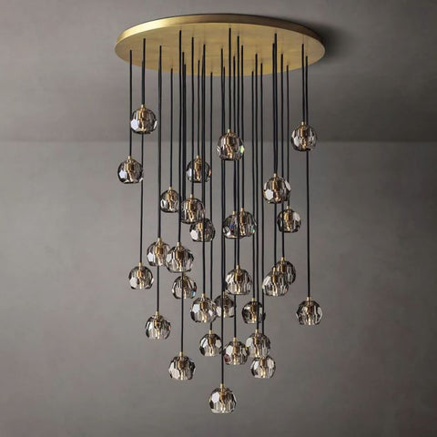 Crespo Round Cluster Chandelier 40''