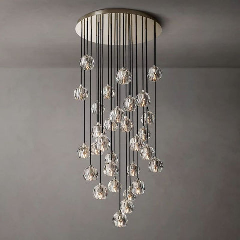 Crespo Round Cluster Chandelier 30''