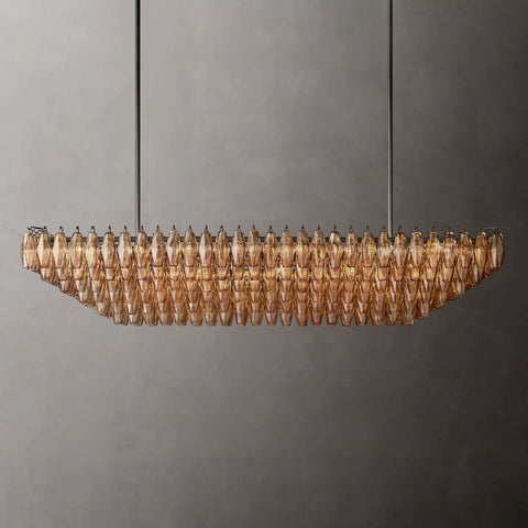 Tara Rectangle Tiered Chandelier 74''W