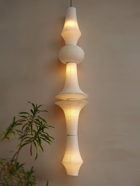 Washi Paper E Pendant Light