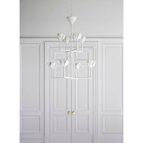 Alberto Medium Two-Tier Chandelier