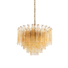 Golden Amber Murano Glass Chandelier