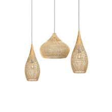 Braided Rattan Pendant Lamp