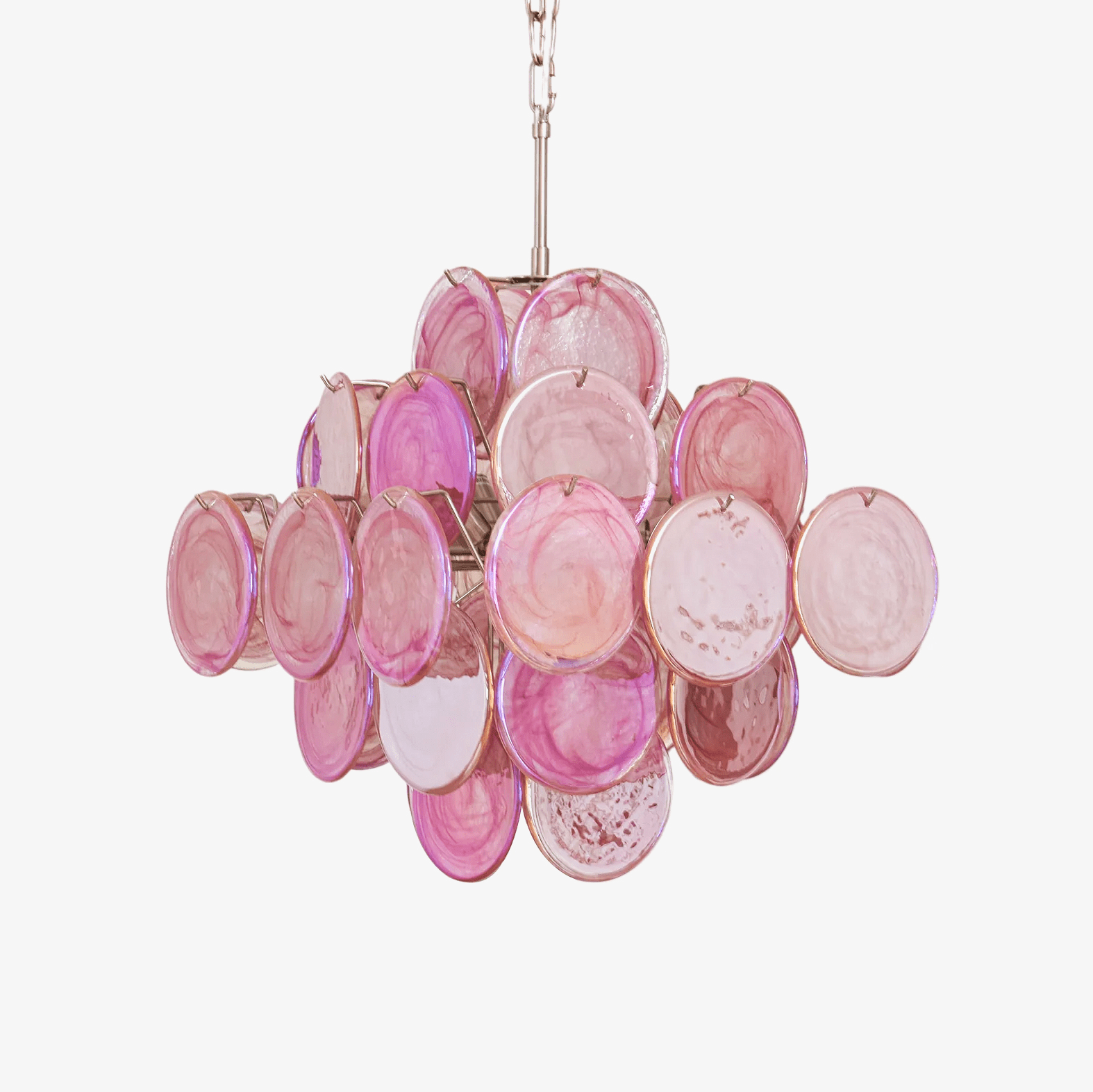 Aurelia Pink Murano Glass Chandelier