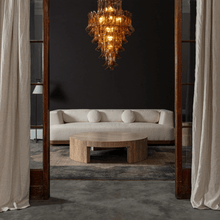Amber Petalo Chandelier
