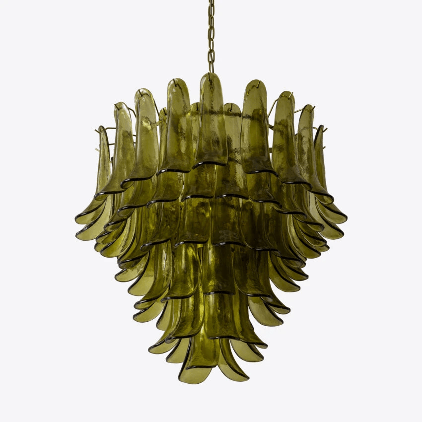 Green Petalo Chandelier