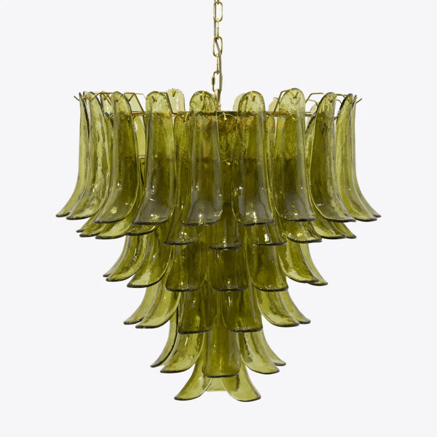Green Petalo Chandelier