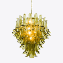 Green Petalo Chandelier