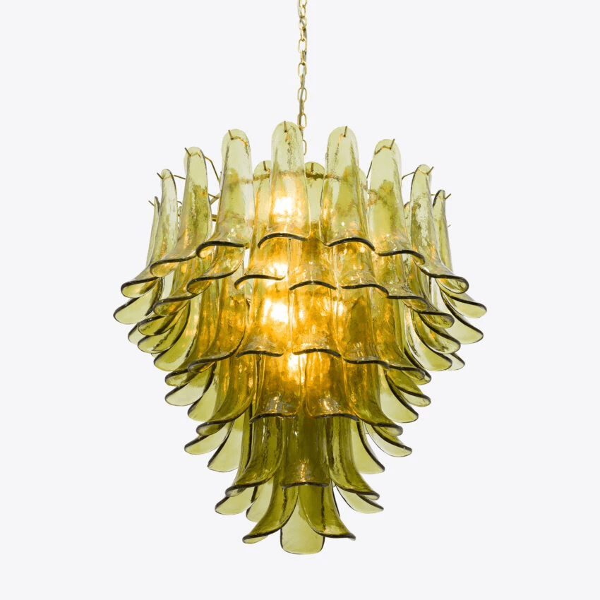 Green Petalo Chandelier