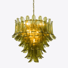 Green Petalo Chandelier