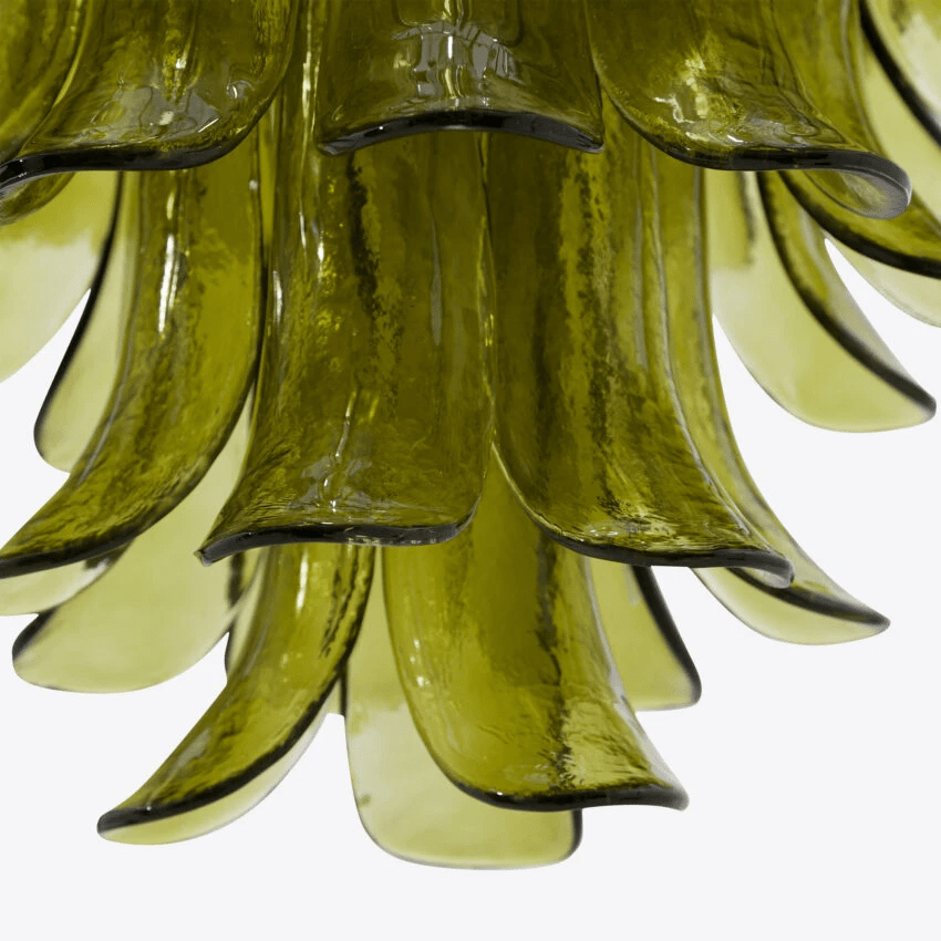 Green Petalo Chandelier