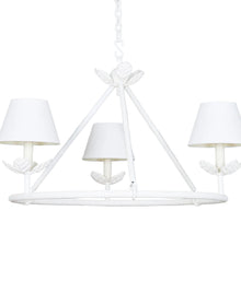 Montferrat Leaf Chandelier 3 Light