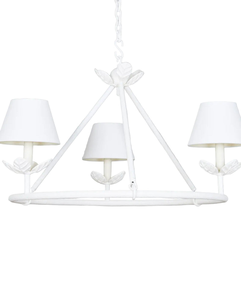 Montferrat Leaf Chandelier 3 Light