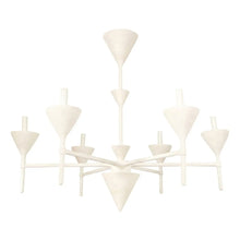 Custom Plaster Gaston Six-Arm Chandelier/ Fixture