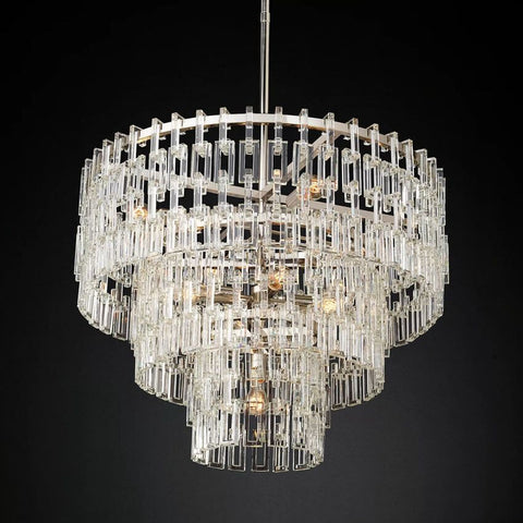 Nigel Tiered Round Chandelier 36''
