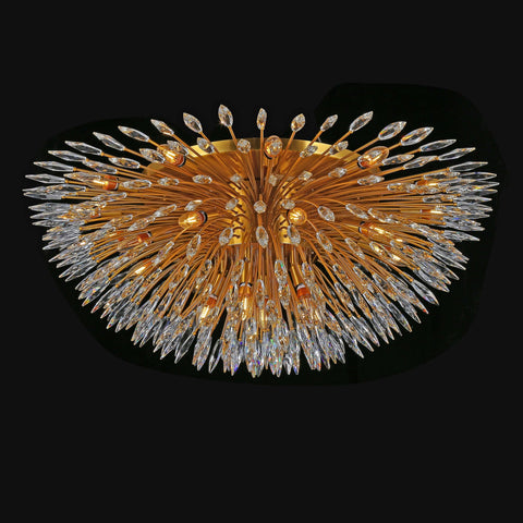 Lily Starburst Crystal Sputnik Flushmount