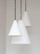 PLASTER CONE HANGING LIGHT