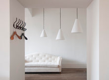 PLASTER CONE HANGING LIGHT