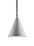 PLASTER CONE HANGING LIGHT