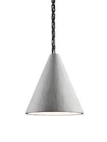 PLASTER CONE HANGING LIGHT