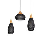 Braided Rattan Pendant Lamp