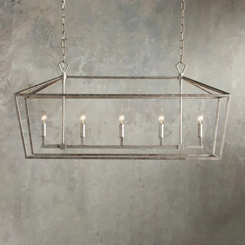 Garnet 41" Rectangular Chandelier