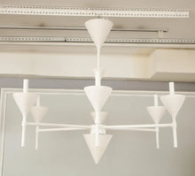 Custom Plaster Gaston Six-Arm Chandelier/ Fixture