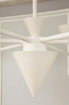 Custom Plaster Gaston Six-Arm Chandelier/ Fixture
