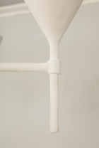 Custom Plaster Gaston Six-Arm Chandelier/ Fixture