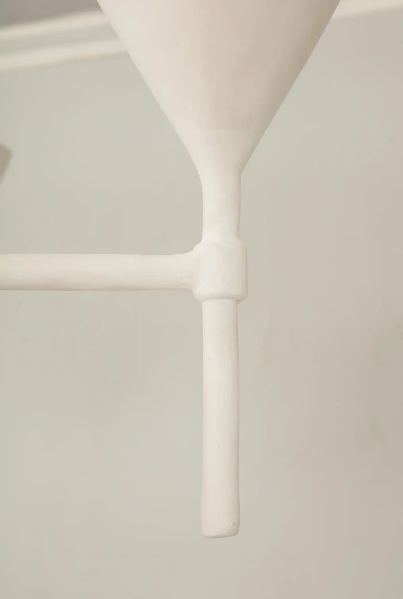 Custom Plaster Gaston Six-Arm Chandelier/ Fixture