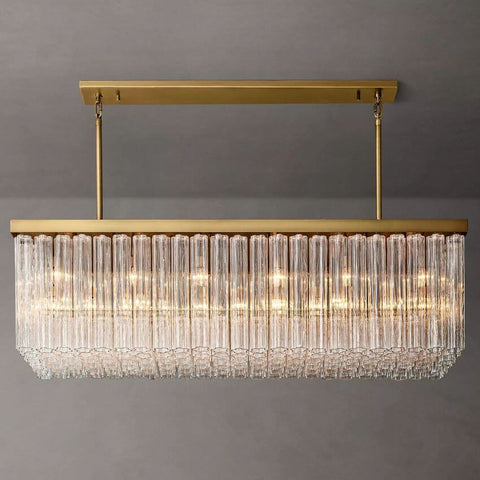 Chelo Rectangle Chandelier 72''W
