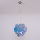 Aqua Blue Glass Murano Chandelier