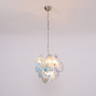 Aqua Blue Glass Murano Chandelier