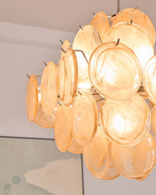 Aurelia Apricot Murano Glass Chandelier