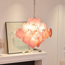 Aurelia Pink Murano Glass Chandelier