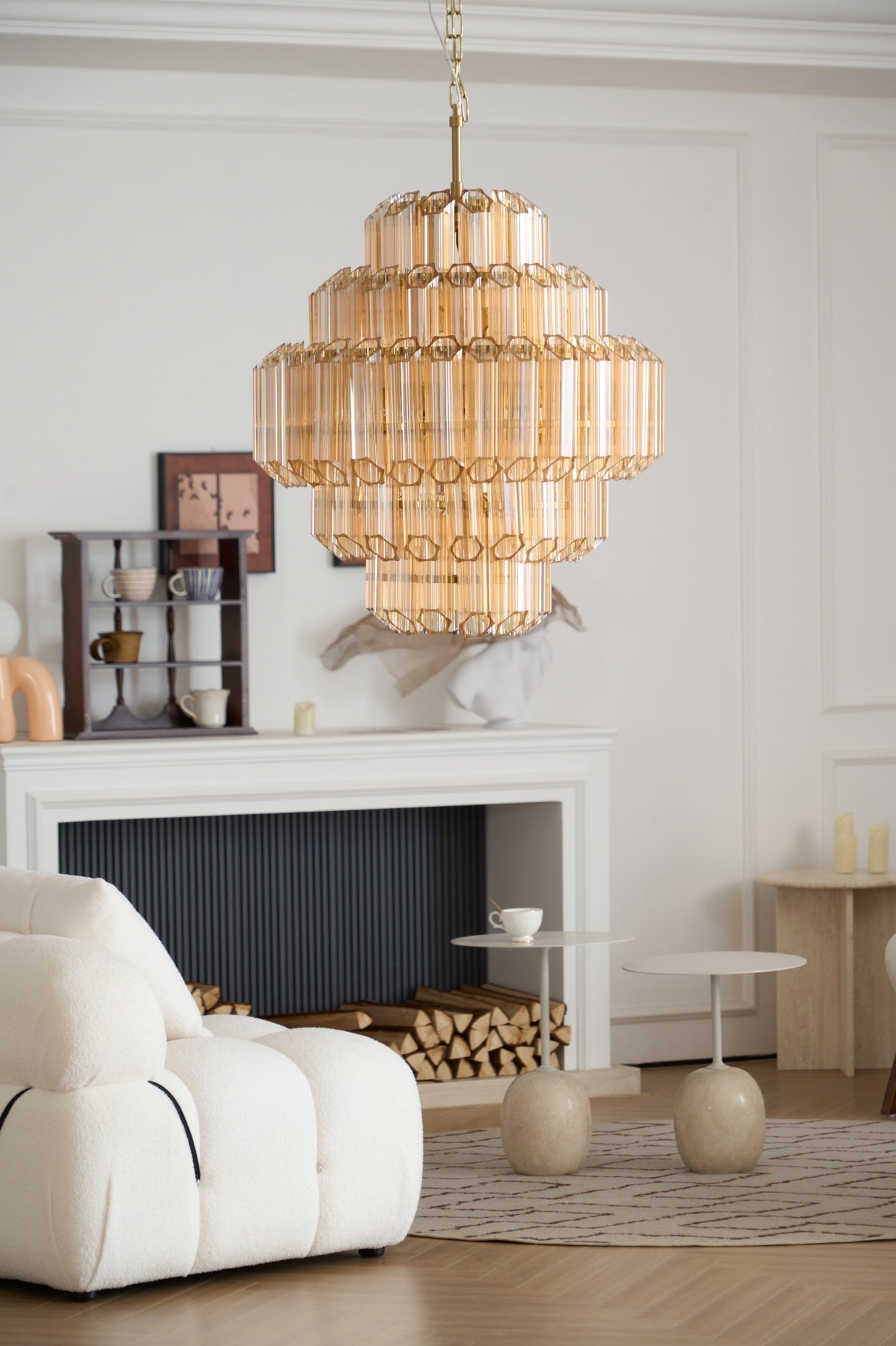 Aurum Cascade Murano Chandelier