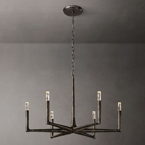 Avarit Forged Round Chandelier 36''